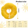 LuckyOpt Sunflower Cat Recovery Cone, Adjustable Pet Elizabethan Collar for