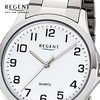 Regent 11150618 Quartz watch, steel silver, mens