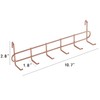 FRIADE Rose Gold Grid Hooks Rack for Wall Grid Panel,Hanging