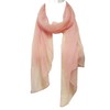 Wrapables Solid Color Silk Long Scarf, Pink