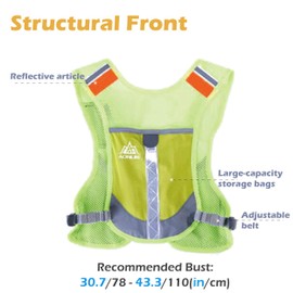 Azarxis Running Bag, Trail Running, Zack, Hydration, Rucksack, Jogging, Trelan, Marathon, Climbing, Cycling, Backpack, Lightweight, Waterproof, Breathable, Bicycle, Unisex, Unisex