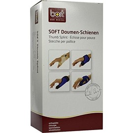 BORT Soft Thumb Splint Long M Black Pack of 1