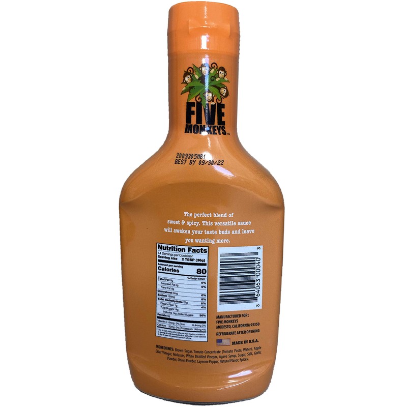 Five Monkeys BBQ Sauce