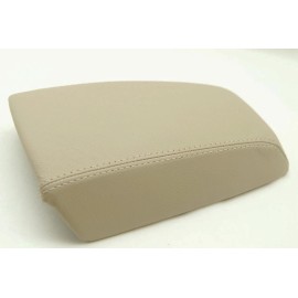 Kar Designers Beige Center Console Lid Armrest Cover For 01-04 Volvo S60 Real Leather