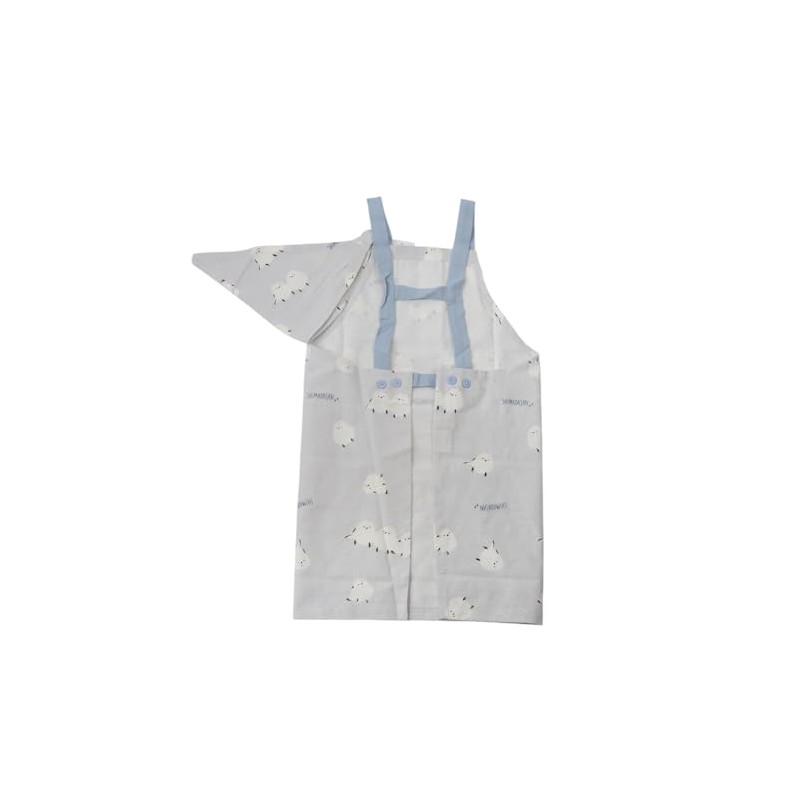 Friends Hill Kids Apron Large Multi Shimada Sun Gray