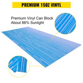 Durable 15oz Vinyl RV Awning 18\" Camper Canopy with Roller Tube Trailer Patio Camping Car Cover Exterior Accessories for RV VanDefault: Default