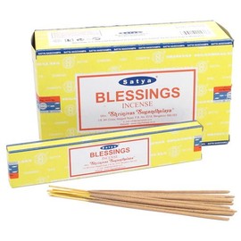 Nag Champa Blessings Incense Sticks, Box of 12 Packs