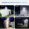 OKPRO Solar Lights for Outside- S192HJ 6000K LED Dusk to