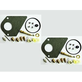 Carburetor Repair/Rebuild Kit Replaces Briggs & Stratton 497481 496622 For B&S series engine 282700-288700 Walbro LMT-63 65 66(Pack of 2)