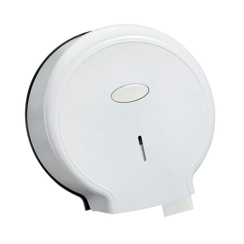 Jumbo Toilet Paper Roll Dispenser Punch Free Waterproof Wall Mount