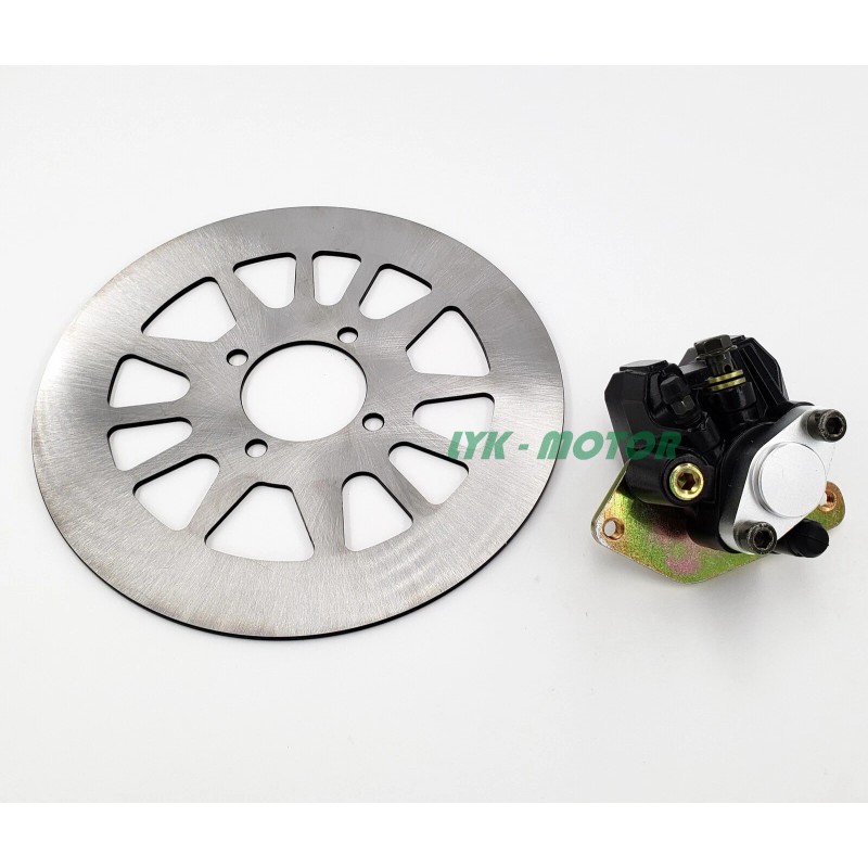 LYK Rear Brake Caliper W/Pads & Disc Rotor for Yamaha