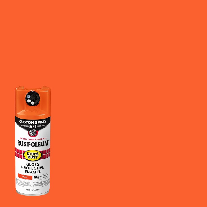 Rust-Oleum 376894-6PK Stops Rust Custom Spray 5-in-1 Spray Paint, 12