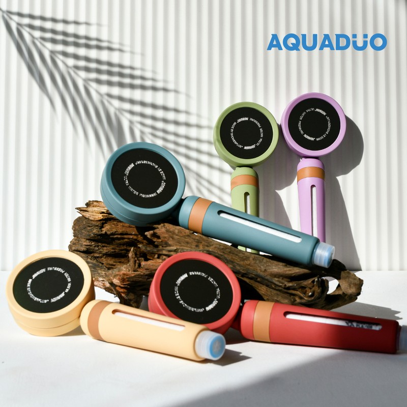 Aqua Duo Blossom Bathroom Design Wide Filter Shower 1 Year