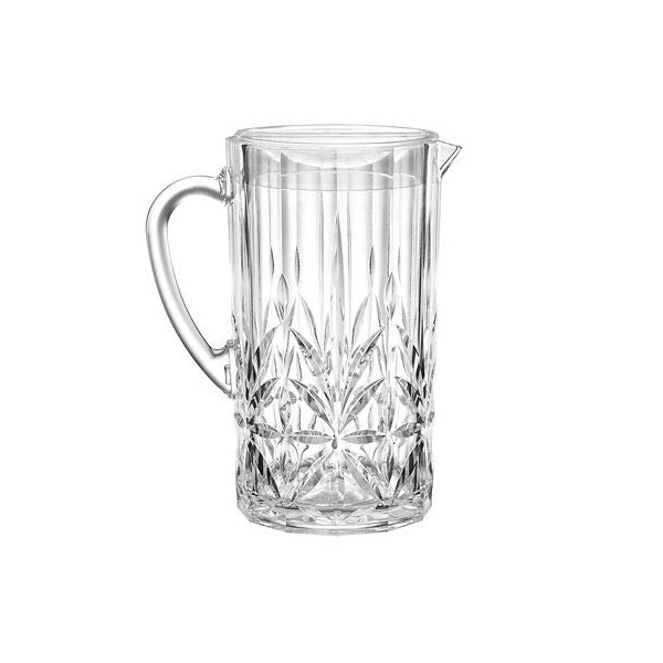 Lakeland Crystal-Look Acrylic Jug with Lid 2L – Shatter-Resistant Looks