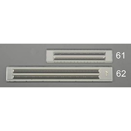 ESCO EA720YG-62 Dotted Line Ruler 11.8 inches (30 cm)