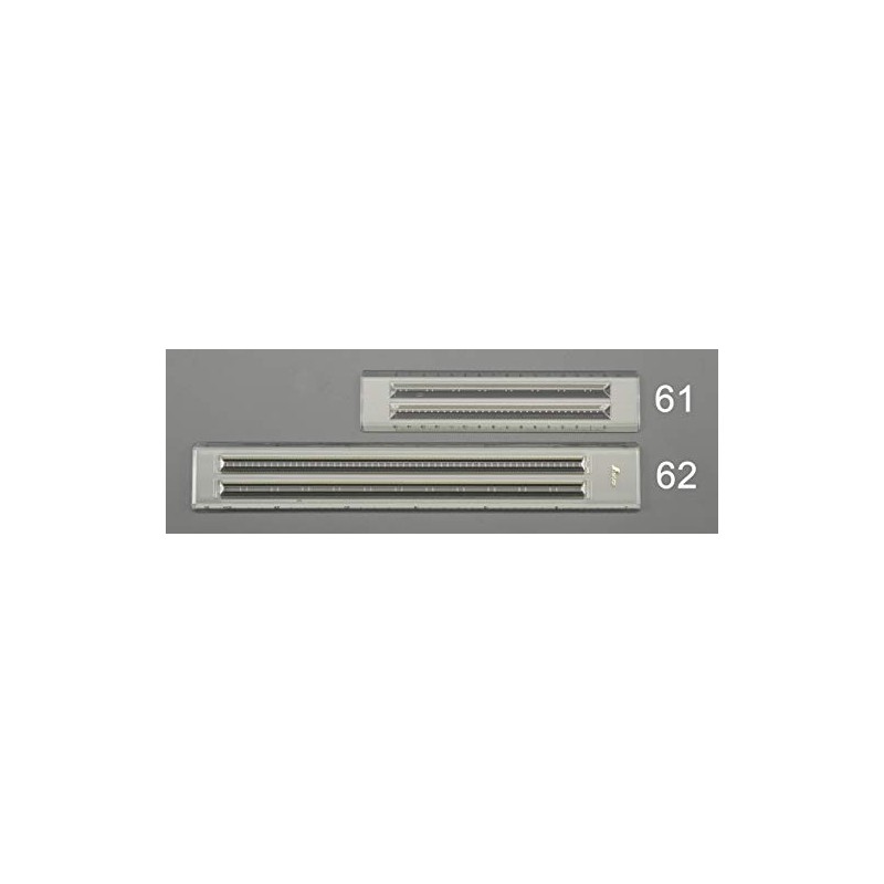ESCO EA720YG-62 Dotted Line Ruler 11.8 inches (30 cm)