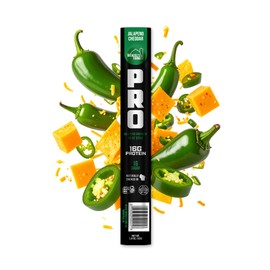 Wenzel's Farm PRO Snack Sticks - Naturally Smoked, Handcrafted with Real Quality Meat (Jalapeno Cheddar) Pack of 10 Sticks (1.9oz Each)