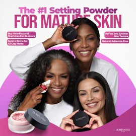 Polvos Sueltos Minerales Original Ultra Pink Para Maquillaje Facial: Control De Grasa, Difuminador De Poros, Acabado Mate Sin Pliegues, Ultra Pink