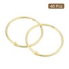 sourcing map 48Pcs Shower Curtain Rings, 2 Inch Curtain Hooks