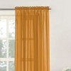 Single Plain Voile Net Curtain Sheer Panels Slot Top Heading