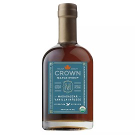 Crown Maple Madagascar Vanilla Infused Organic 12.7 Fl Oz (Pack of 1)