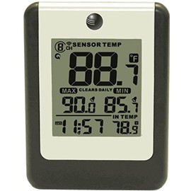 Ambient Weather WS-14-C 8-Channel Thermometer with Daily Min/Max Display, Console Only