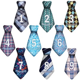 Baby Monthly and Holiday Milestone Sticker Ties