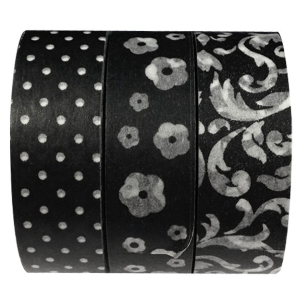 Wrapables in The Dark Washi Masking Tape, 10m by 15mm,