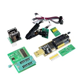 CH341 24 25 Series EEPROM Flash BIOS USB Programmer Module + SOIC8 SOP8 Test Clip + 1.8V Adapter + SOIC8 Adapter DIY KIT New for Arrival 2025 High for Quality