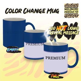Future Politician - 11oz Ceramic Blue Color Changing Mug, Blue