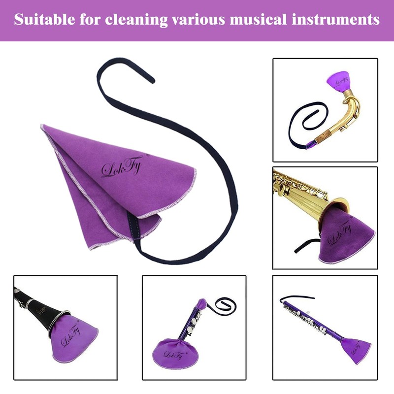 Cleaning Cloth Swab for Inside Tube Suitable for Clarinet Piccolo