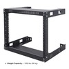 Sound Town 2-Post 8U Wall Mount Open Frame Rack, 16"