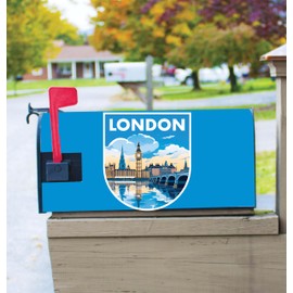 London England Design A Souvenir Magnetic Mailbox Cover