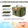 Ronyes Tactical Lunch Box for Men， Large Insulated Lunch Bag