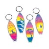 Fun Express - Assorted Surf Board Key Chains (1-Pack of