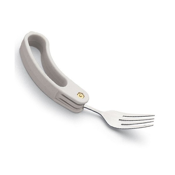 SP Ableware Hole-in-One Adapted Fork - White (746180001)