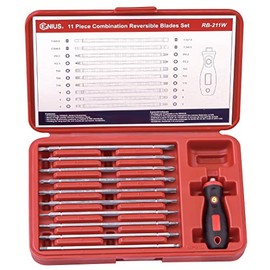 Genius Tools 11 Piece Combination Reversible Blade Set RB-211W