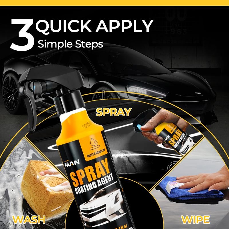 Spray & Protect! Nano Car Coating for Ultra Gloss Finish