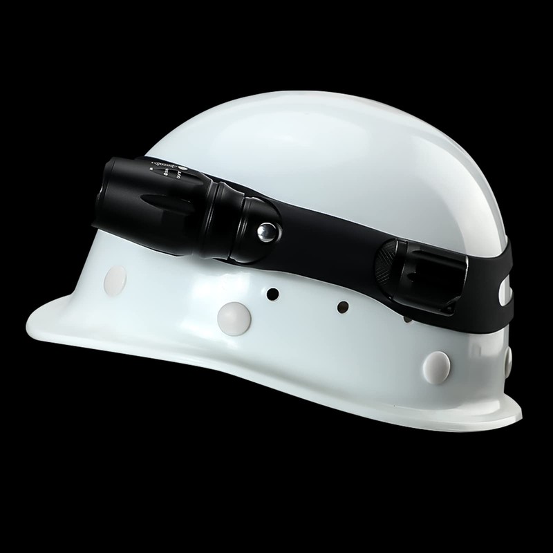 Shappy Firefighter Helmet Band Rubber Fire Helmet Band with Hole