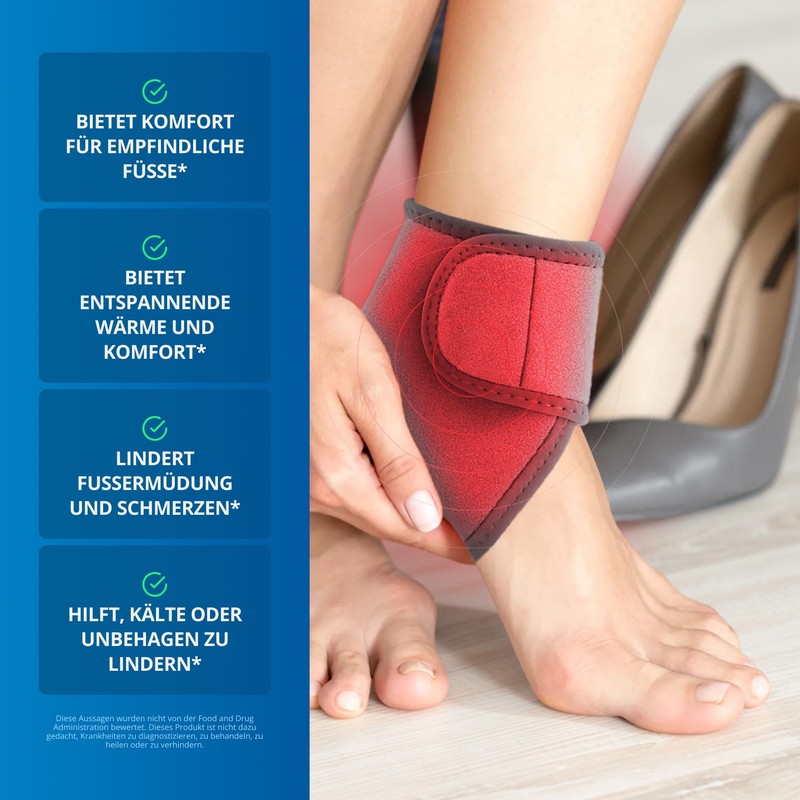Emsense EMS Foot Massager with Triple Technology to Promote Blood