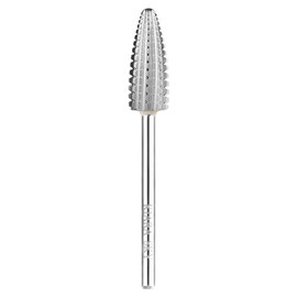Kiara Sky Professional Nails Stainless Steel Universal Drill Bits for e-file Nail Drill (Typhoon Coarse Bit (Silver))