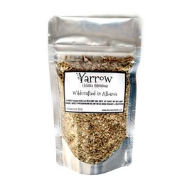Reiki Charged Yarrow Flower and Stem Achillea Millefolium Wildcrafted in Bulgaria Loose Leaf Dried 0.5 oz bag Small Sample Tea