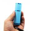 DAFURIET 4 Pack Mini Flashlights, 9 LED Glow-in-The-Dark Aluminum Lights