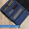 Olosar Suitcase Organizer, Travel Luggage Organizer Portable Hanging Travel Shelves