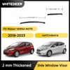 WhiteDeer ZH Durable Window Deflectors Rain Guards for Nissan Versa