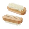 Outanaya 2Pcs Dual Sided Fingernail Brush Portable Nail Cleaning Tools