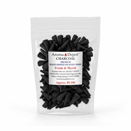 1'' Frankincense & Myrrh Incense Charcoal Cones (Approx. 85-100)