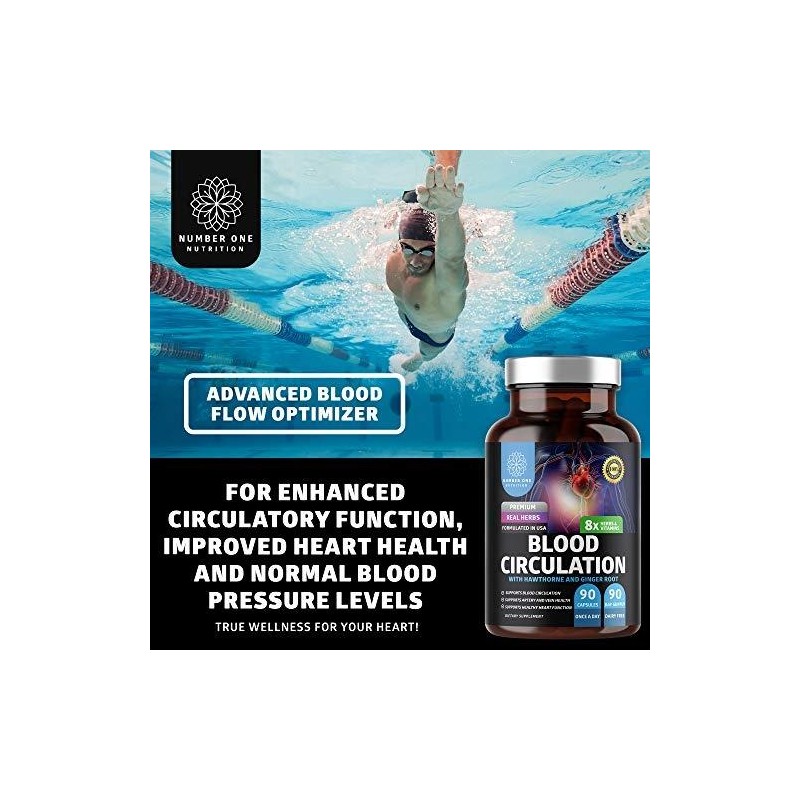 Blood Circulation Supplement, 90 Caps blood flow