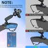 2025 Upgraded Universal 360°Dashboard Phone Mount - Multi-Functional Visor/Rearview Rotating