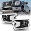 ACANII - For 2016-2019 Nissan Titan/Titan XD Bumper Fog Lights